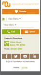 Mobile Screenshot of foundationformetrowest.org